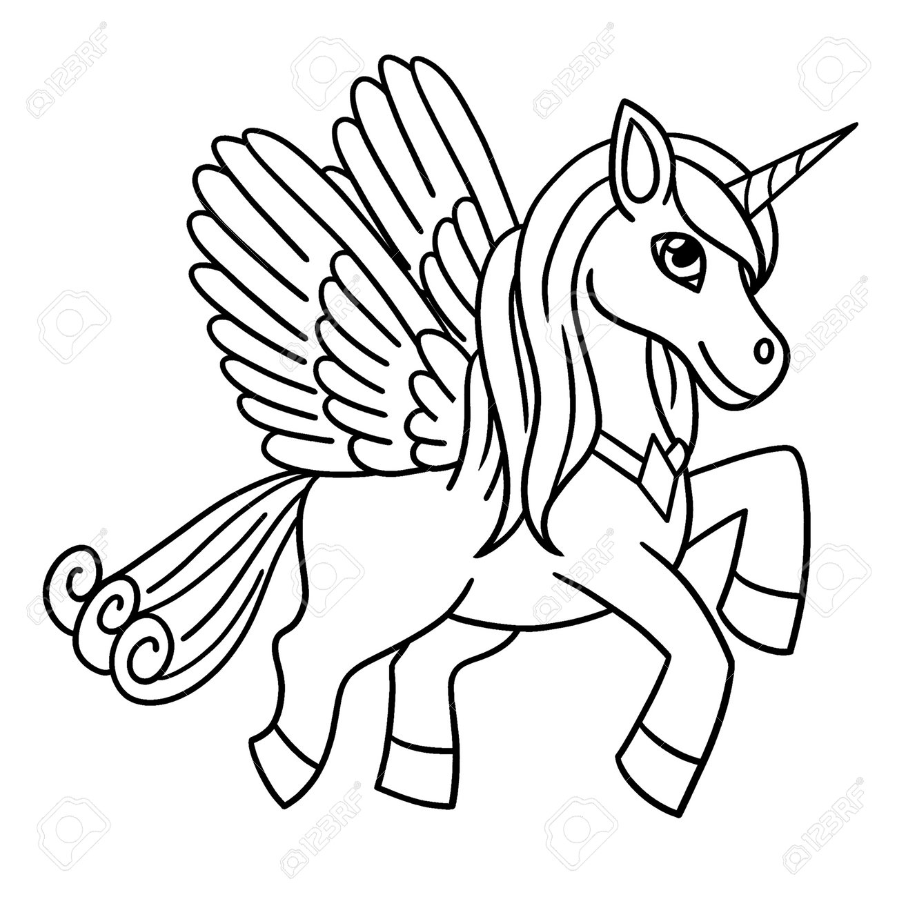 Flying Unicorn Isolated Coloring Page For Kids Royalty Free SVG Cliparts Vectors And Stock Illustration Image 191400970 Flying Unicorn Isolated Coloring Page For Kids Royalty Free SVG Cliparts Vectors And Stock Illustration Image 191400970