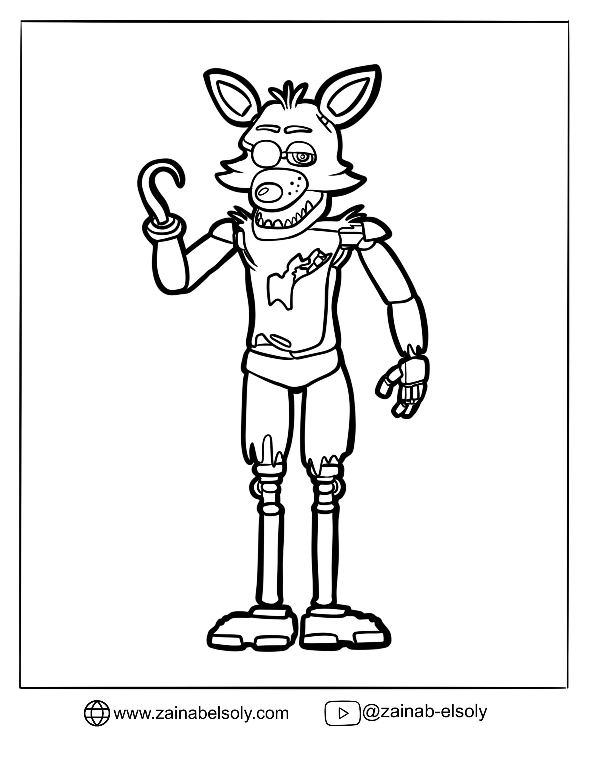 FNAF Characters FREE Coloring Pages