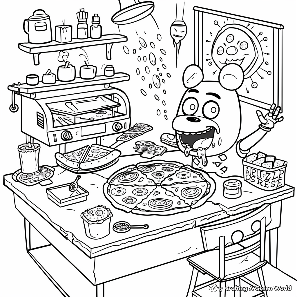 FNAF Coloring Pages Free Printable 