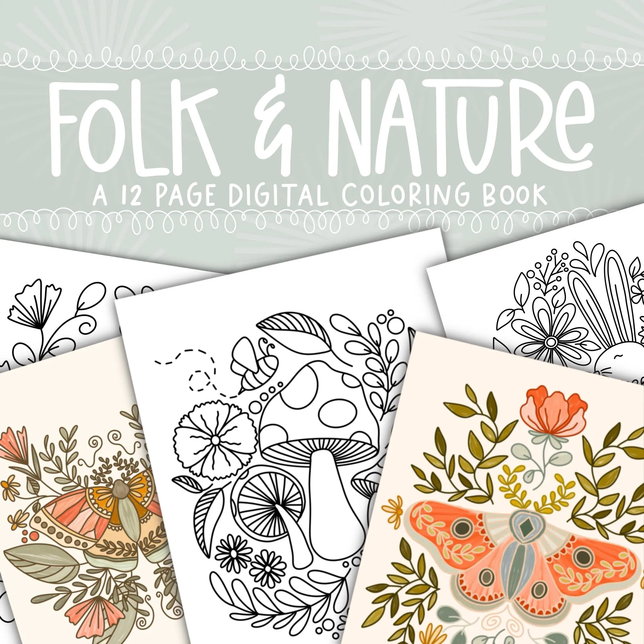 Folk Nature Digital Coloring Book Easy To Color Worksheets Fantasy Folk Coloring Pages Printable Folk Art Coloring Book Adult Coloring Etsy Folk Nature Digital Coloring Book Easy To Color Worksheets Fantasy Folk Coloring Pages Printable Folk Art Coloring Book Adult Coloring Etsy