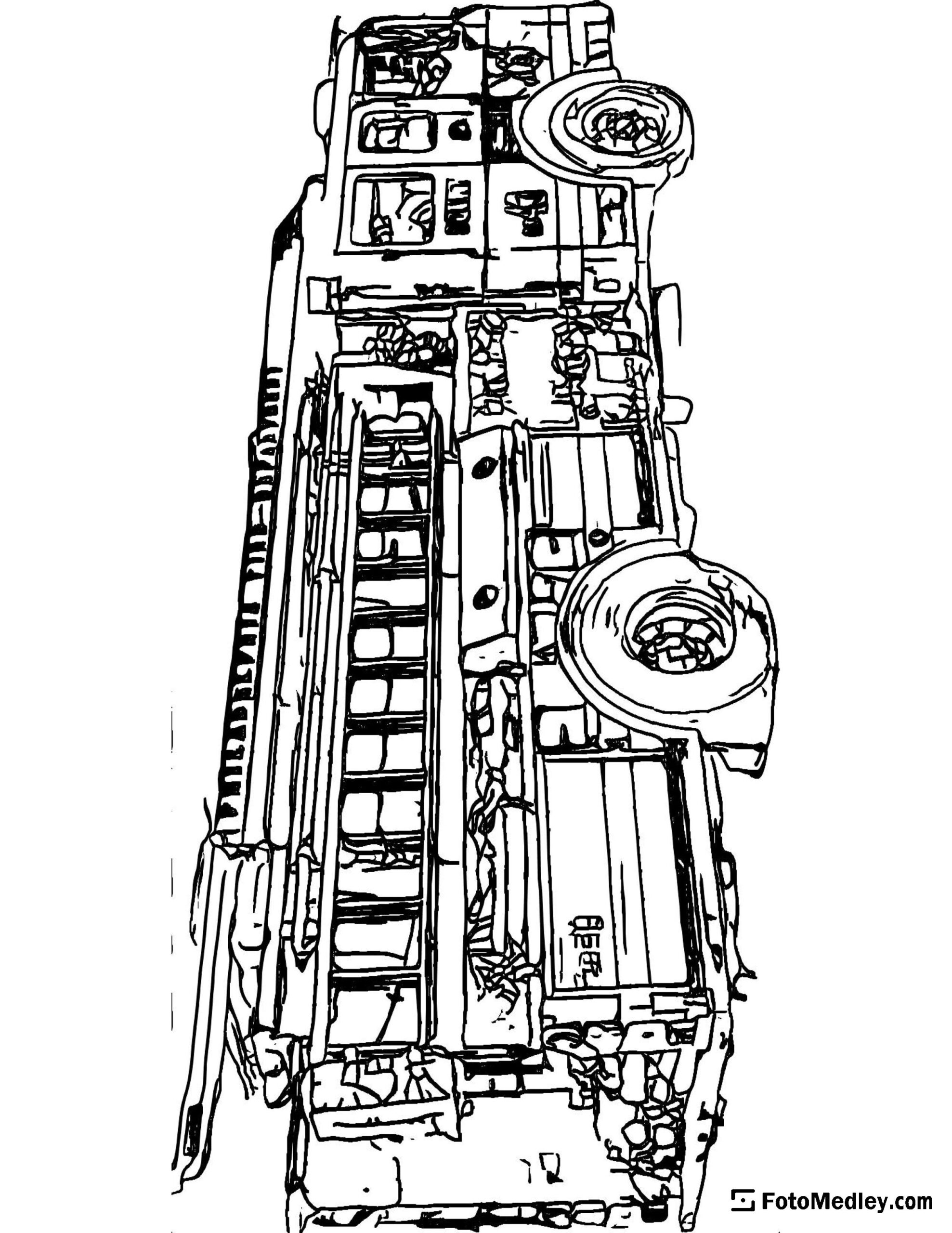 FotoMedley Fire Truck Coloring Page Free Coloring Page FotoMedley Fire Truck Coloring Page Free Coloring Page
