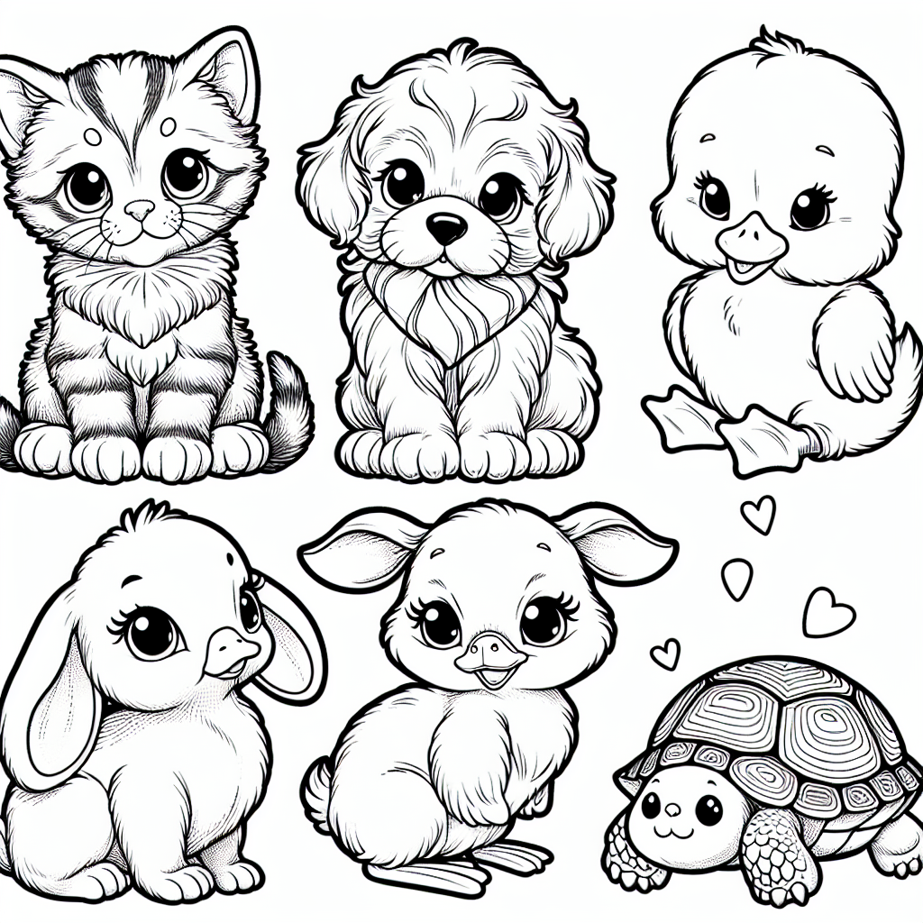 Free Baby animal Color Book 15 Coloring Pages Delightful Baby Animals Coloring Pages For Kids