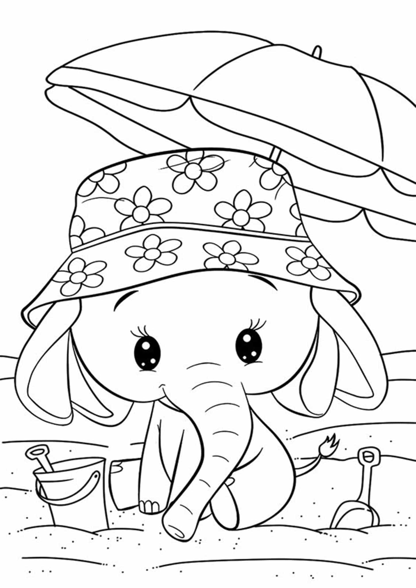 Free Easy To Print Elephant Coloring Pages Tulamama Free Easy To Print Elephant Coloring Pages Tulamama