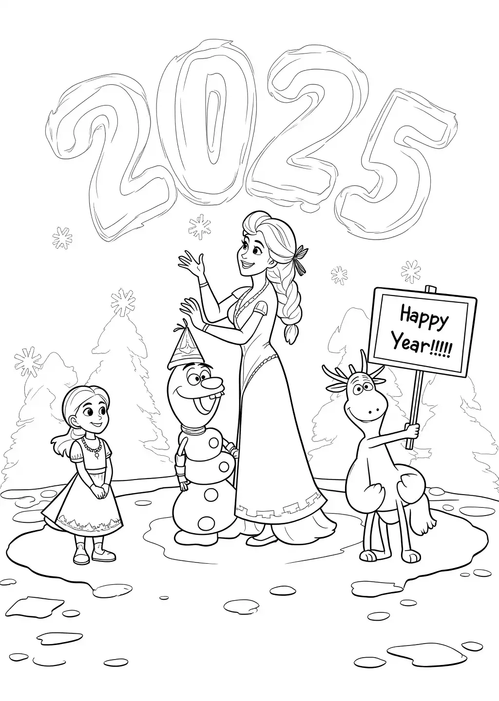 Elsa Flowers Coloring Pages Elsa Flowers Coloring Pages