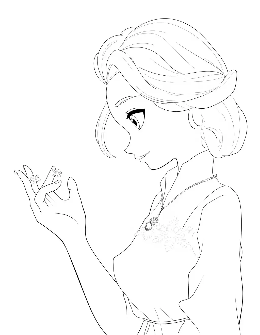 Free Elsa Coloring Pages Generator 61 Elsa Coloring Pages To Download