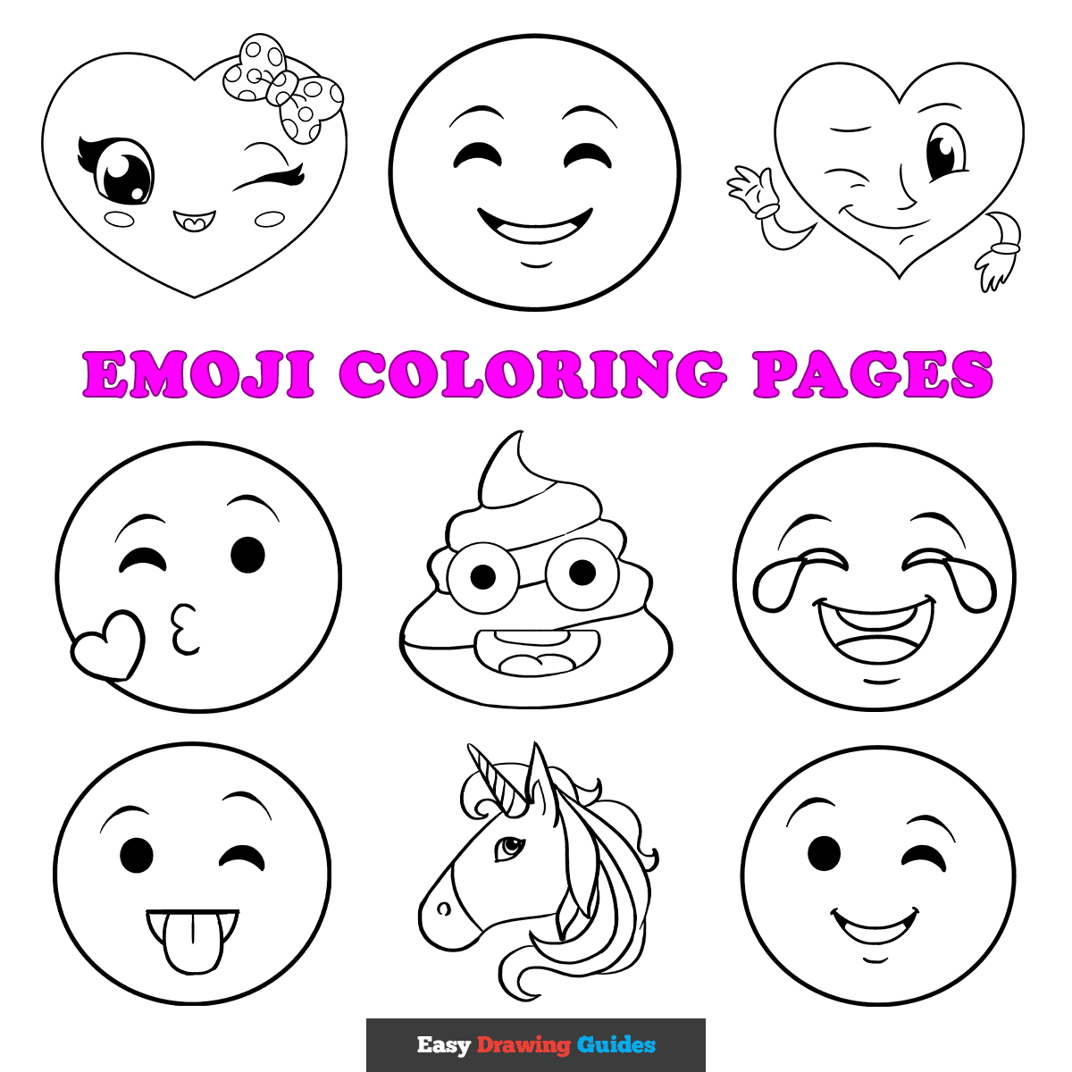 Free Emoji Coloring Pages For Kids 11 Printable Sheets Free Emoji Coloring Pages For Kids 11 Printable Sheets