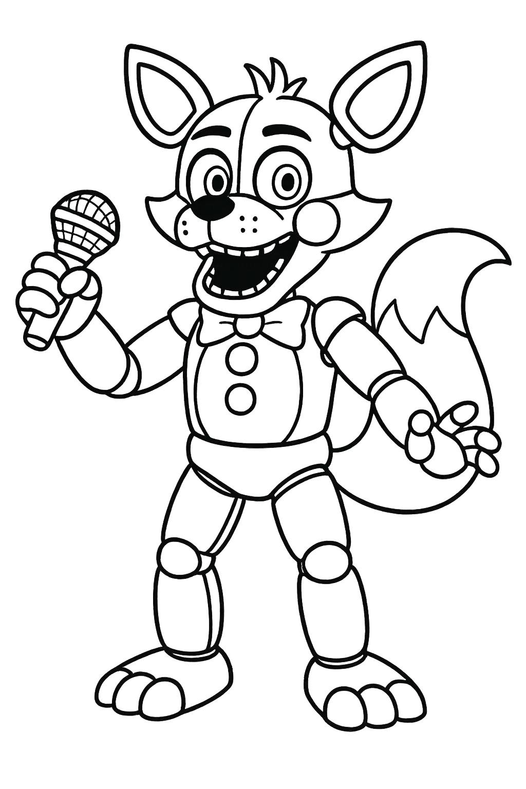 Free Fnaf Coloring Page Generator 20 Fnaf Coloring Page To Download