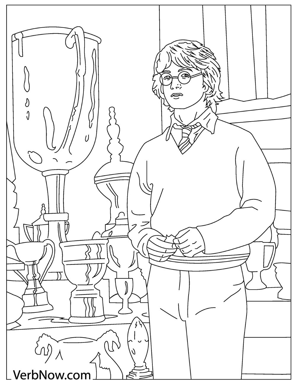 Free HARRY POTTER Coloring Pages For Download Printable PDF 