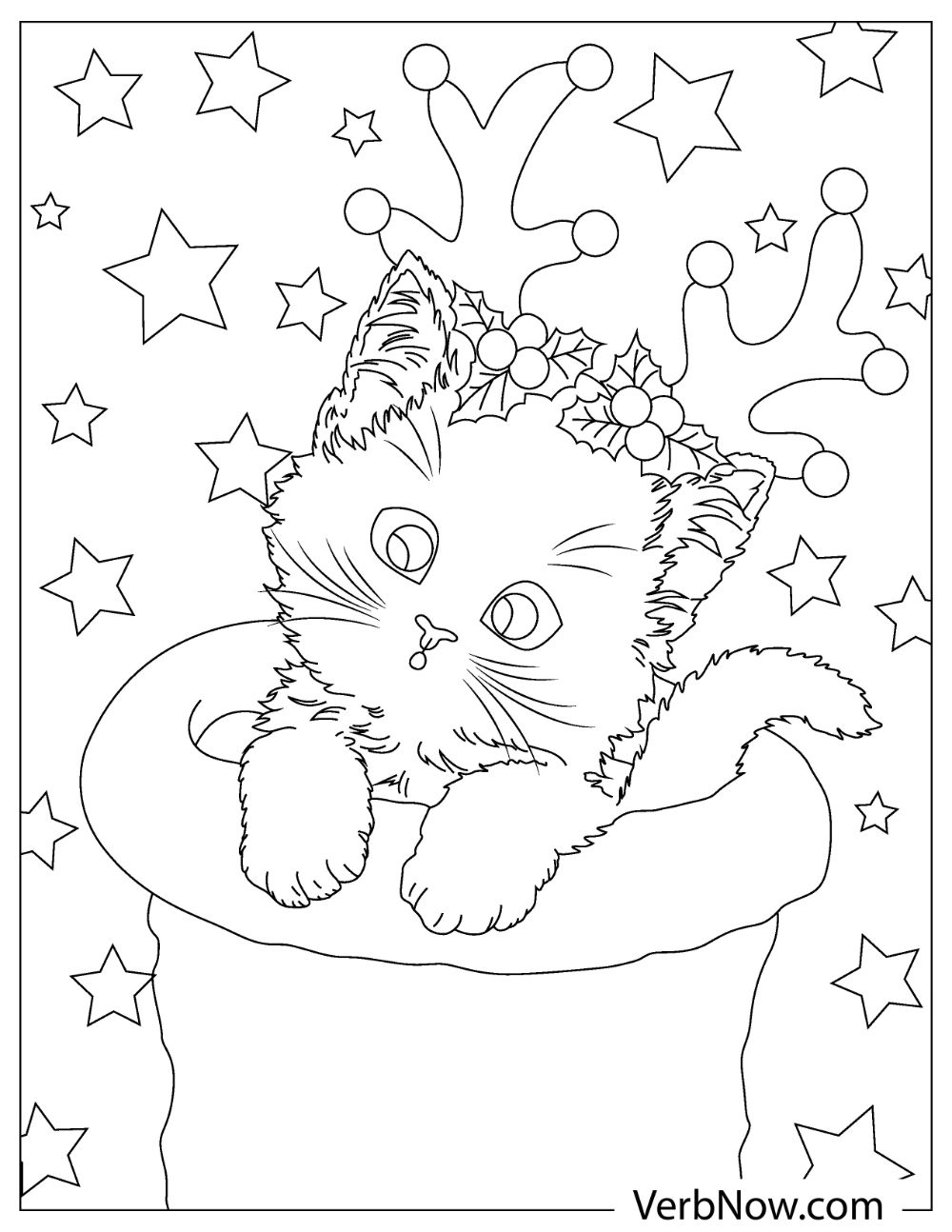 Free KITTEN Coloring Pages For Download Printable PDF 