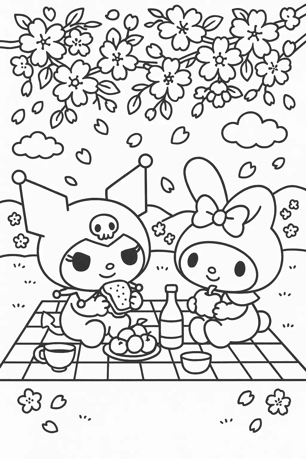 Free Kuromi Coloring Pages Generator 27 Kuromi Coloring Pages To Download