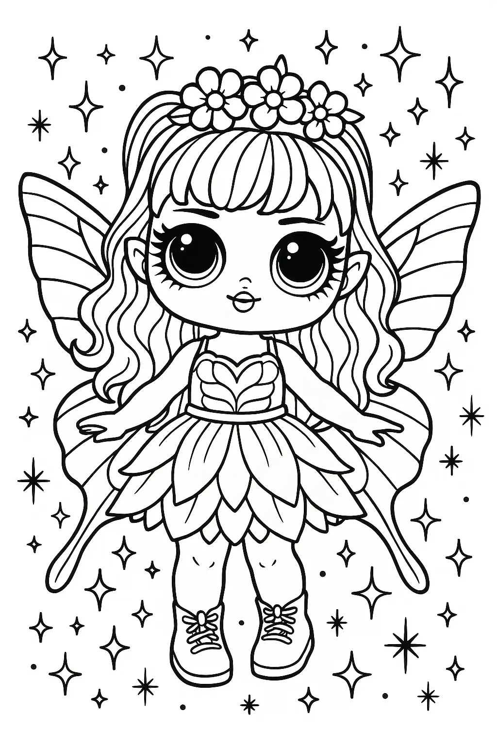 Lol Fairy Coloring Pages