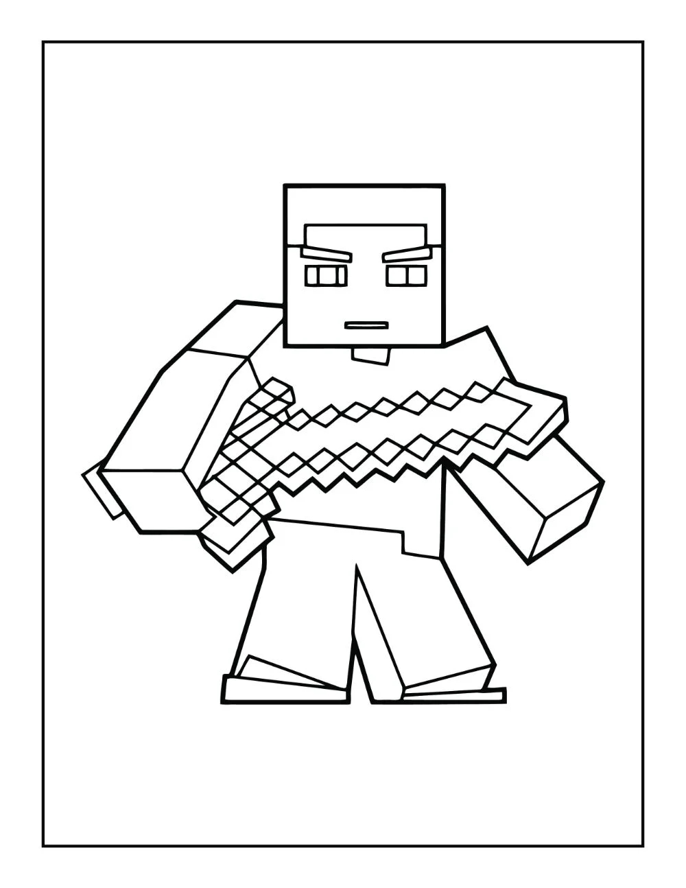 Minecraft Mobs Coloring Pages Minecraft Mobs Coloring Pages
