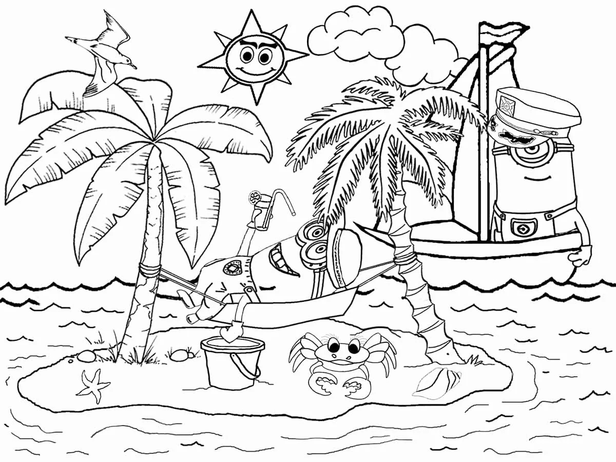Free Minions Drawing To Download And Color Minions Coloring Pages Free Minions Drawing To Download And Color Minions Coloring Pages