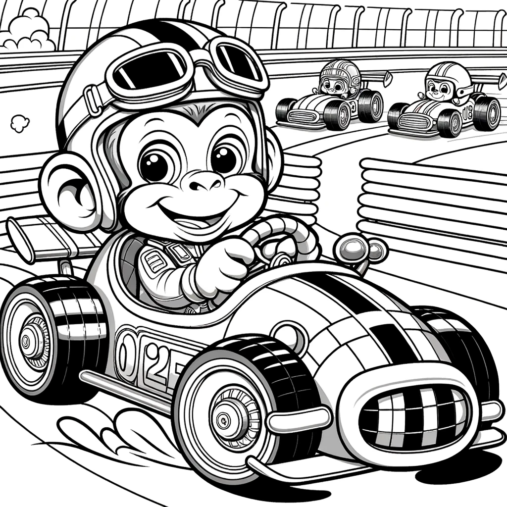Free Monkey Color Book 40 Coloring Pages Monkey Coloring Pages Creative Educational Fun For Kids