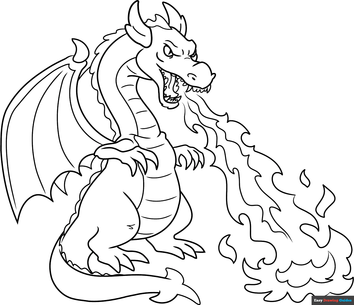Free Mythical Creatures Coloring Pages For Kids 35 Printable Sheets