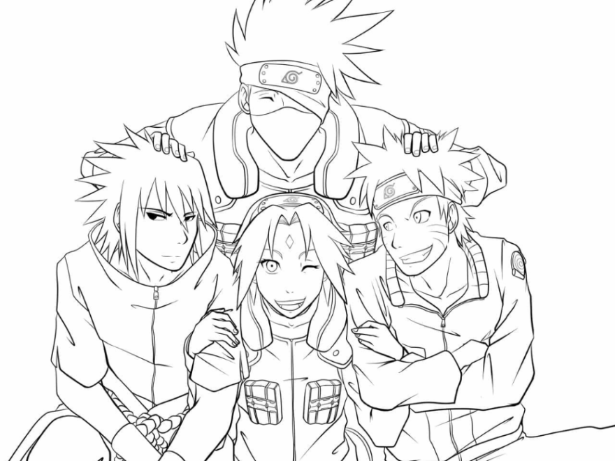 Free Naruto Coloring Pages For Kids And Adults GBcoloring