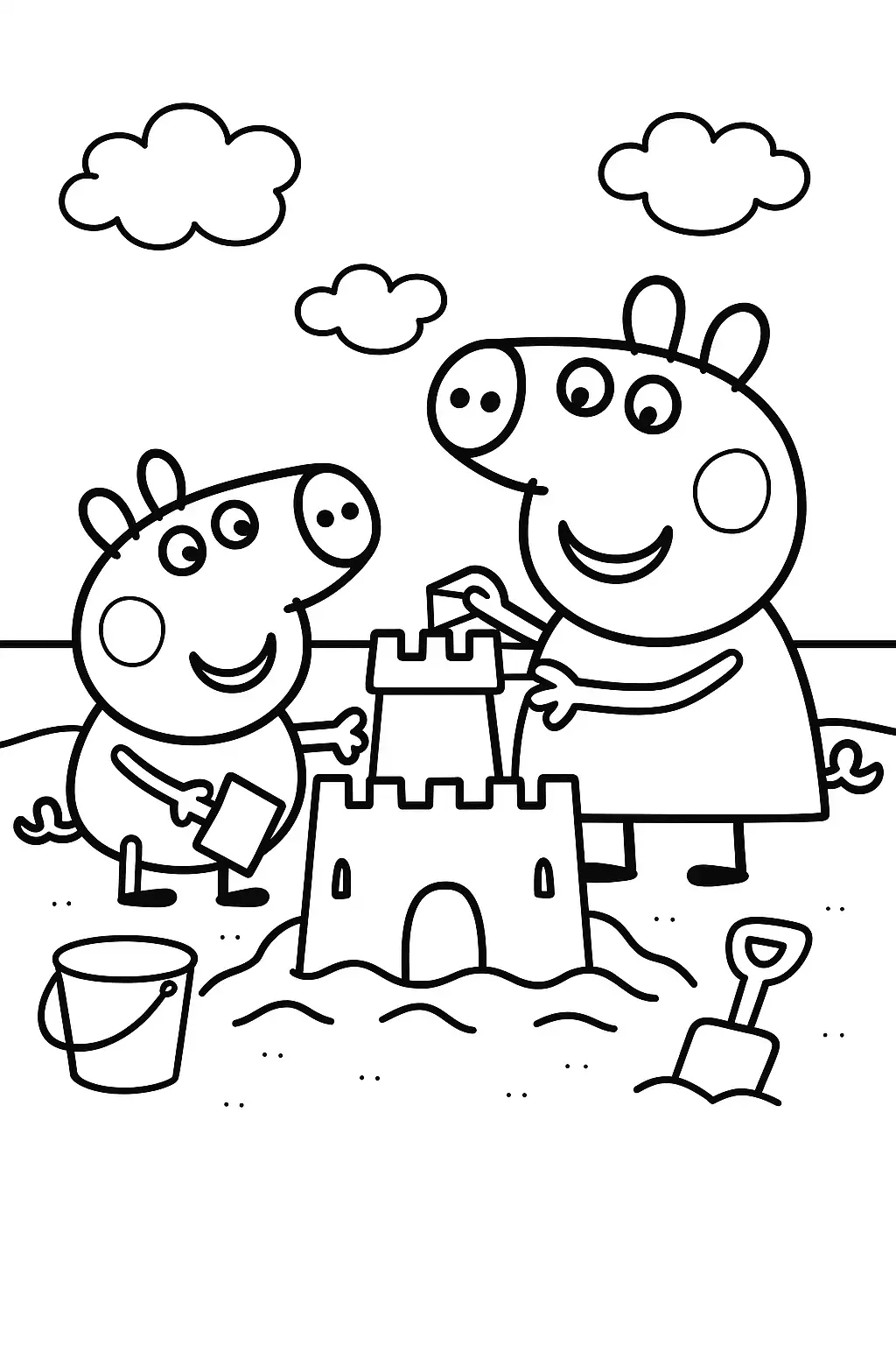 Free Peppa Pig Coloring Page Generator 20 Peppa Pig Coloring Page To Download