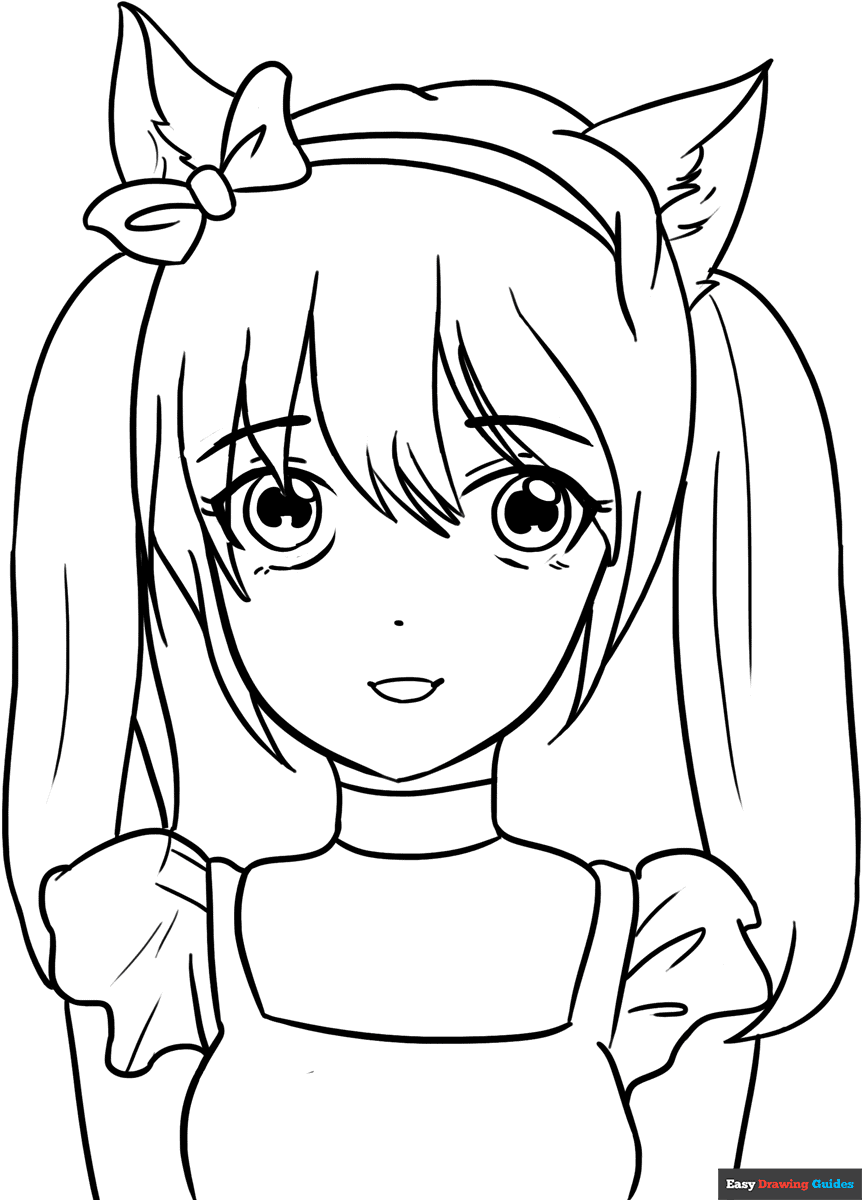 Free Printable Anime Coloring Pages For Kids Free Printable Anime Coloring Pages For Kids