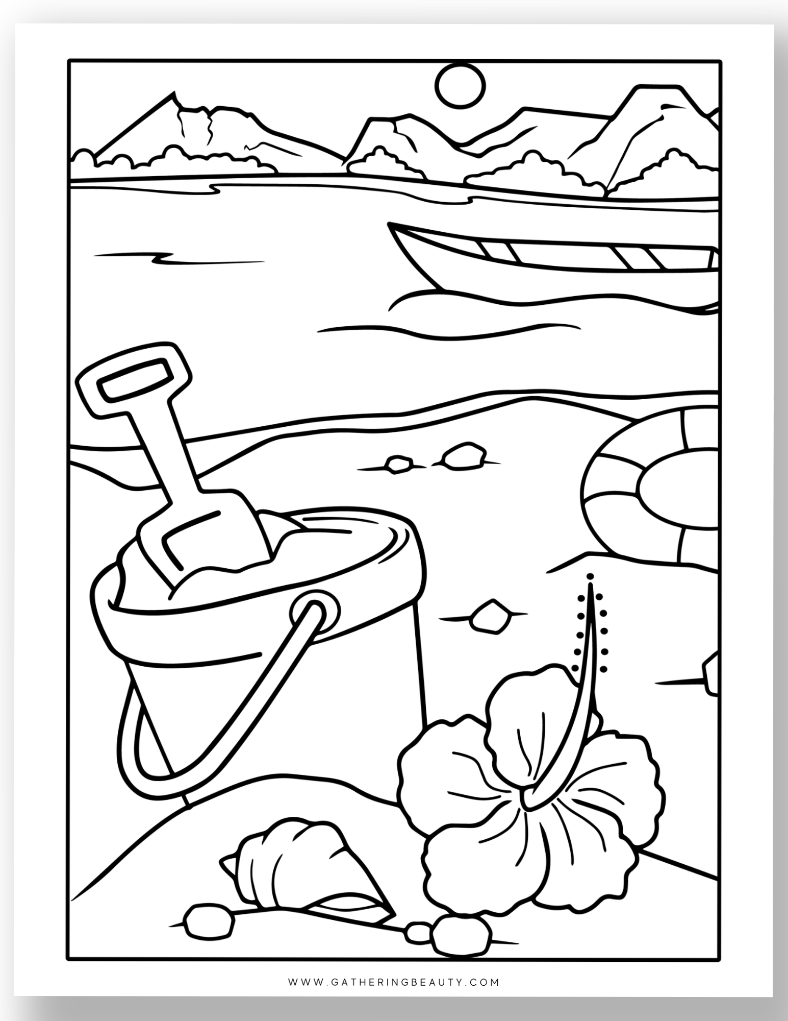 Free Printable Beach Colouring Pages For Summer Gathering Beauty Free Printable Beach Colouring Pages For Summer Gathering Beauty