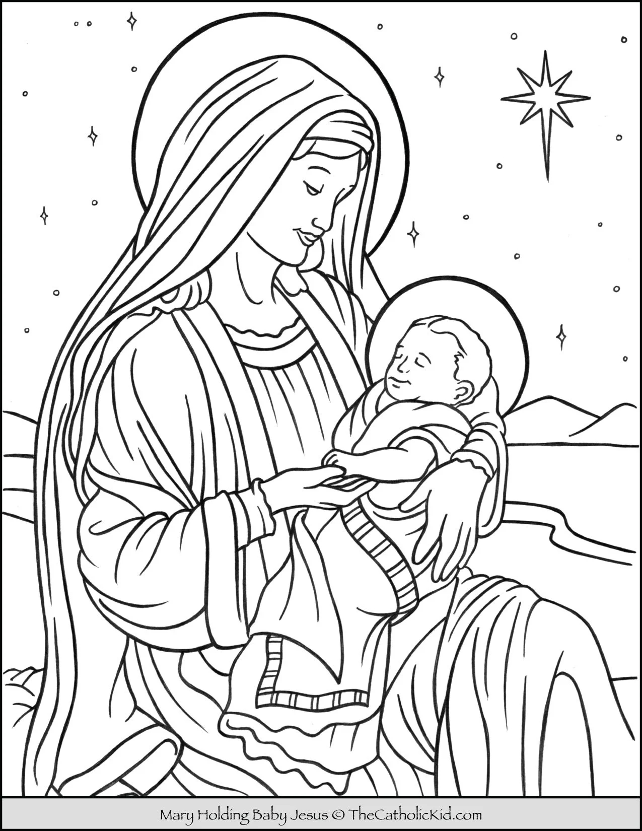 Catholic Coloring Pages Printable