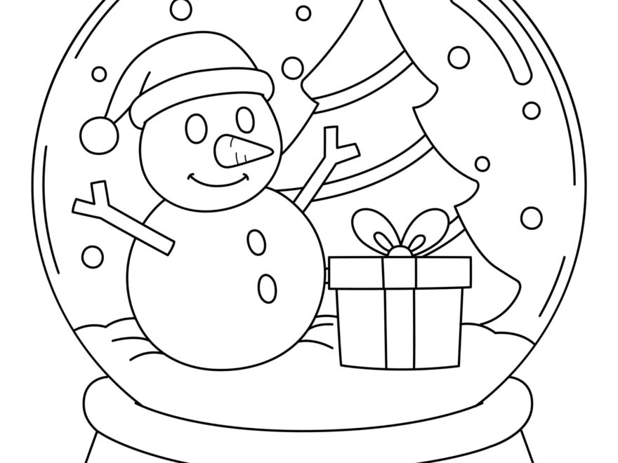 Free Printable Christmas Coloring Pages Unleash The Joy Of Colors Happy Toddler Playtime