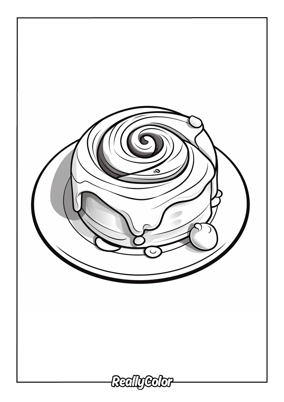 Free Printable Cinnamon Roll Coloring Pages Free Printable Cinnamon Roll Coloring Pages