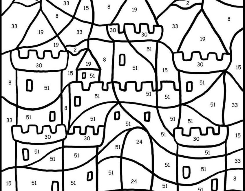 Free Printable Color By Number Coloring Pages Best Coloring Worksheets Library