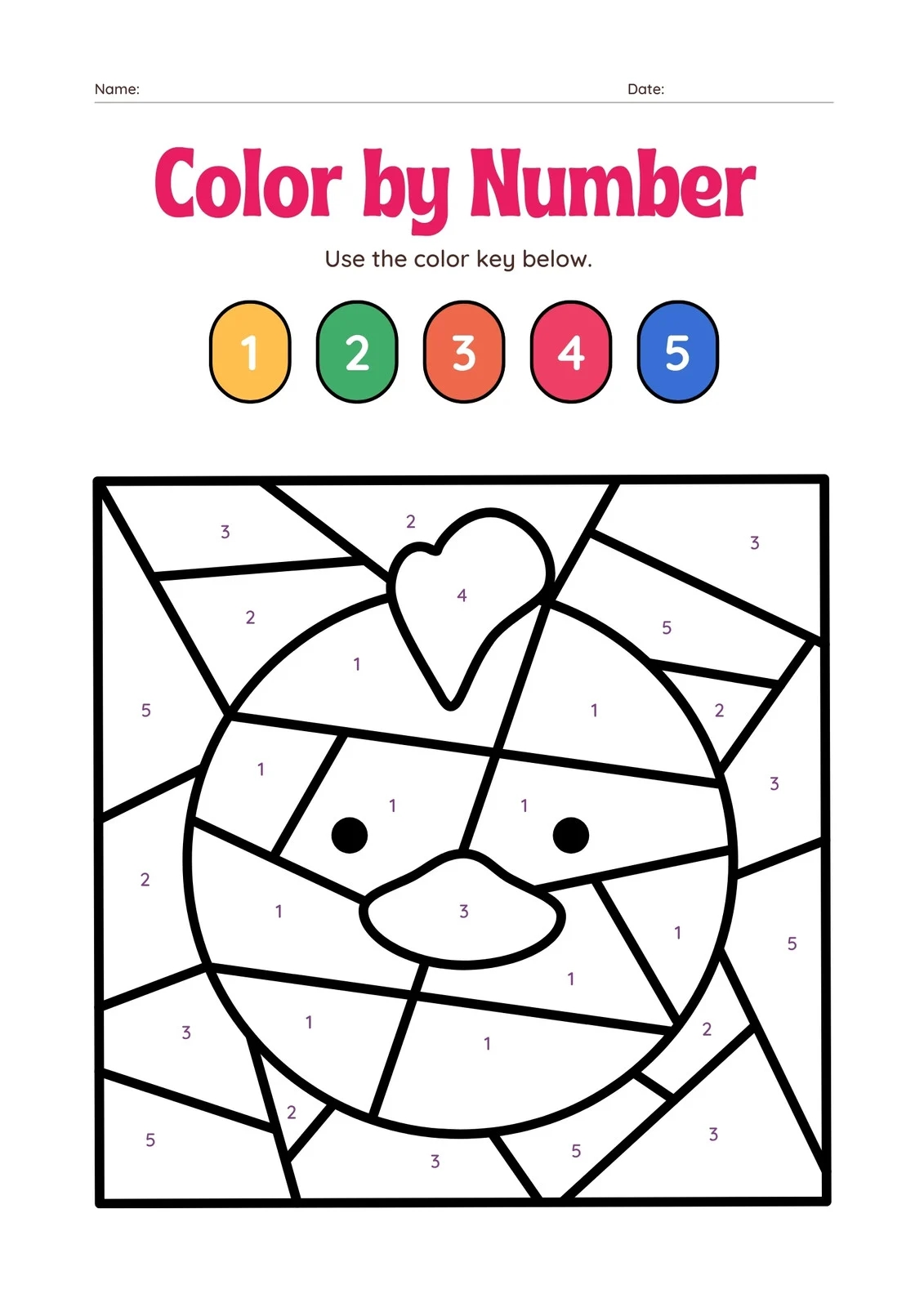 Free Printable Coloring Page Templates To Customize Canva