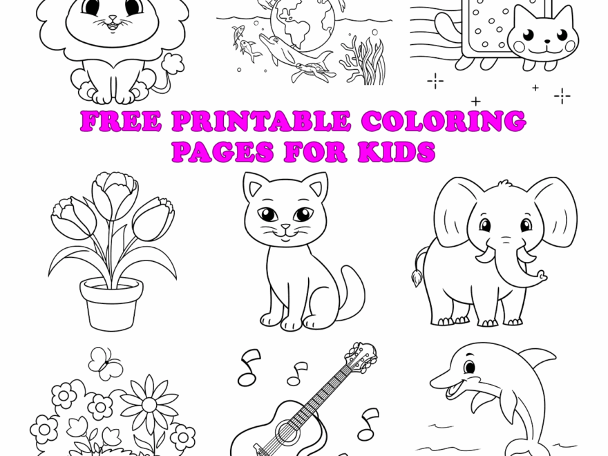 Free Printable Coloring Pages For Kids