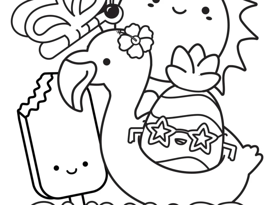 Free Printable Coloring Pages For Kids Cute Easy Designs Cute Coloring Pages For Kids