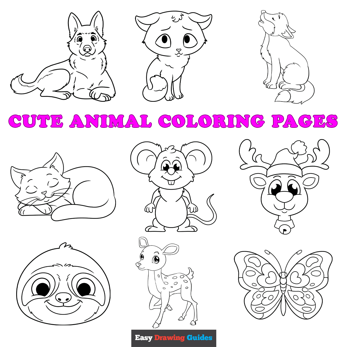 Printable Coloring Pages For Girls Animals Printable Coloring Pages For Girls Animals