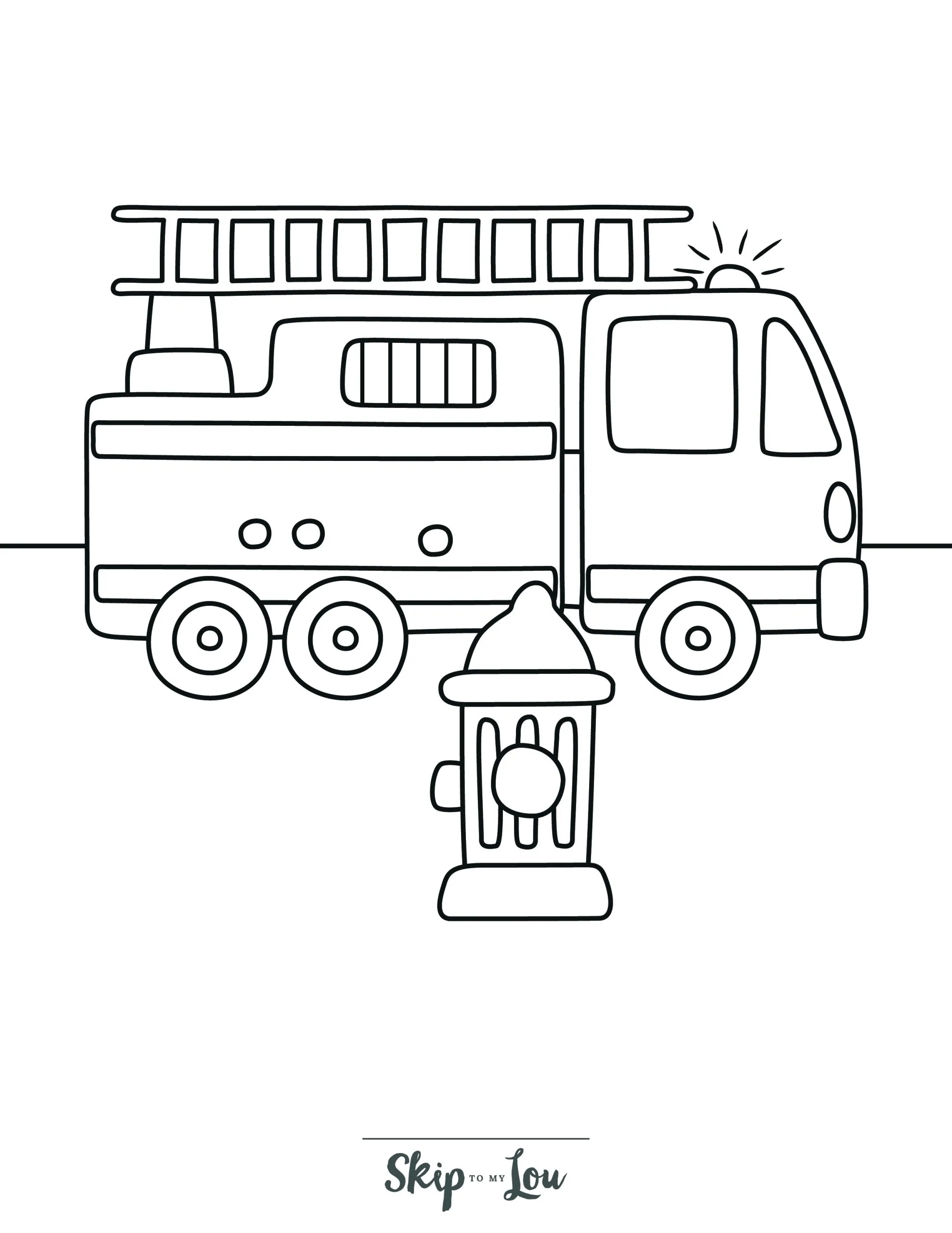 Free Printable Fire Truck Coloring Pages With Book Download Skip To My Lou Free Printable Fire Truck Coloring Pages With Book Download Skip To My Lou