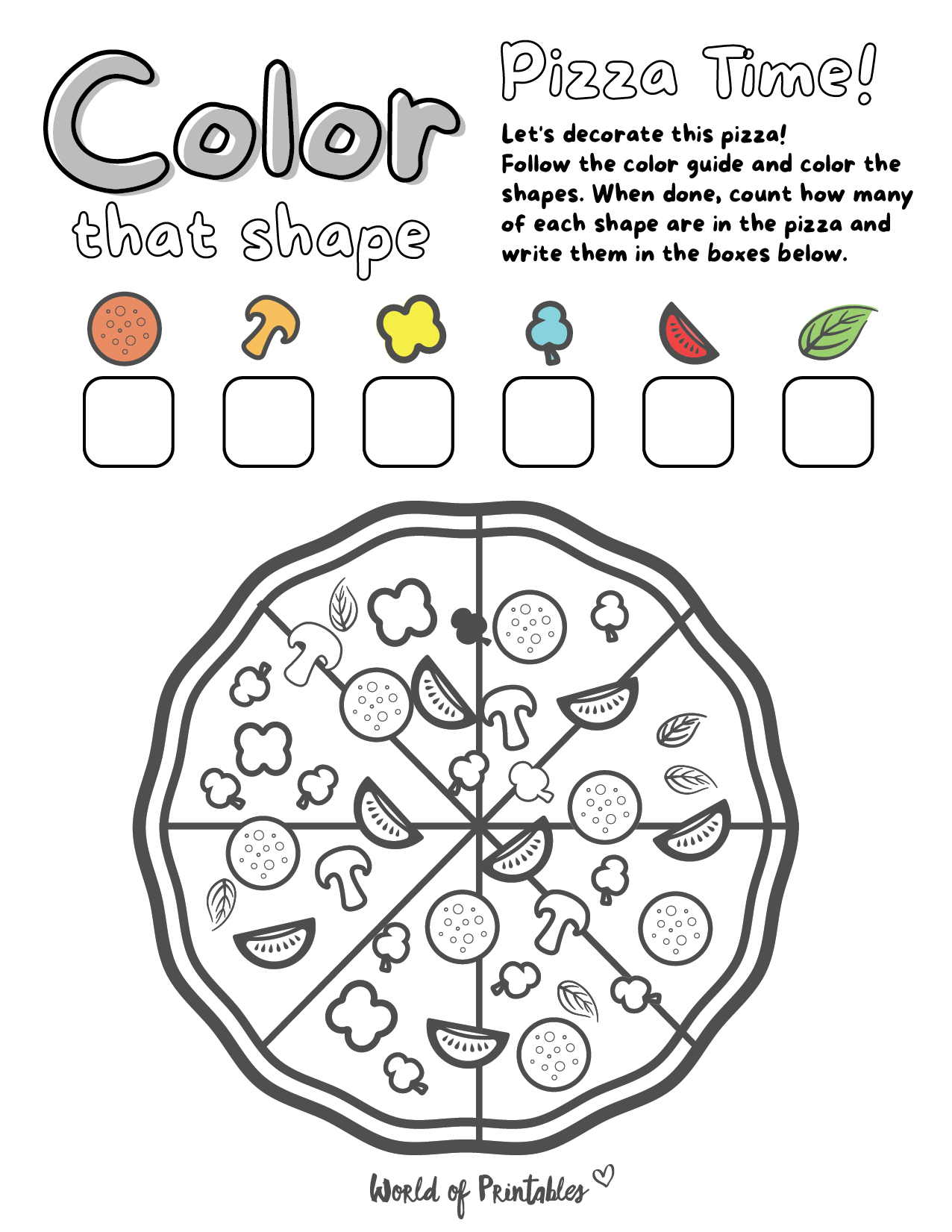 Free Printable I Spy Pizza Coloring Page Game World Of Printables