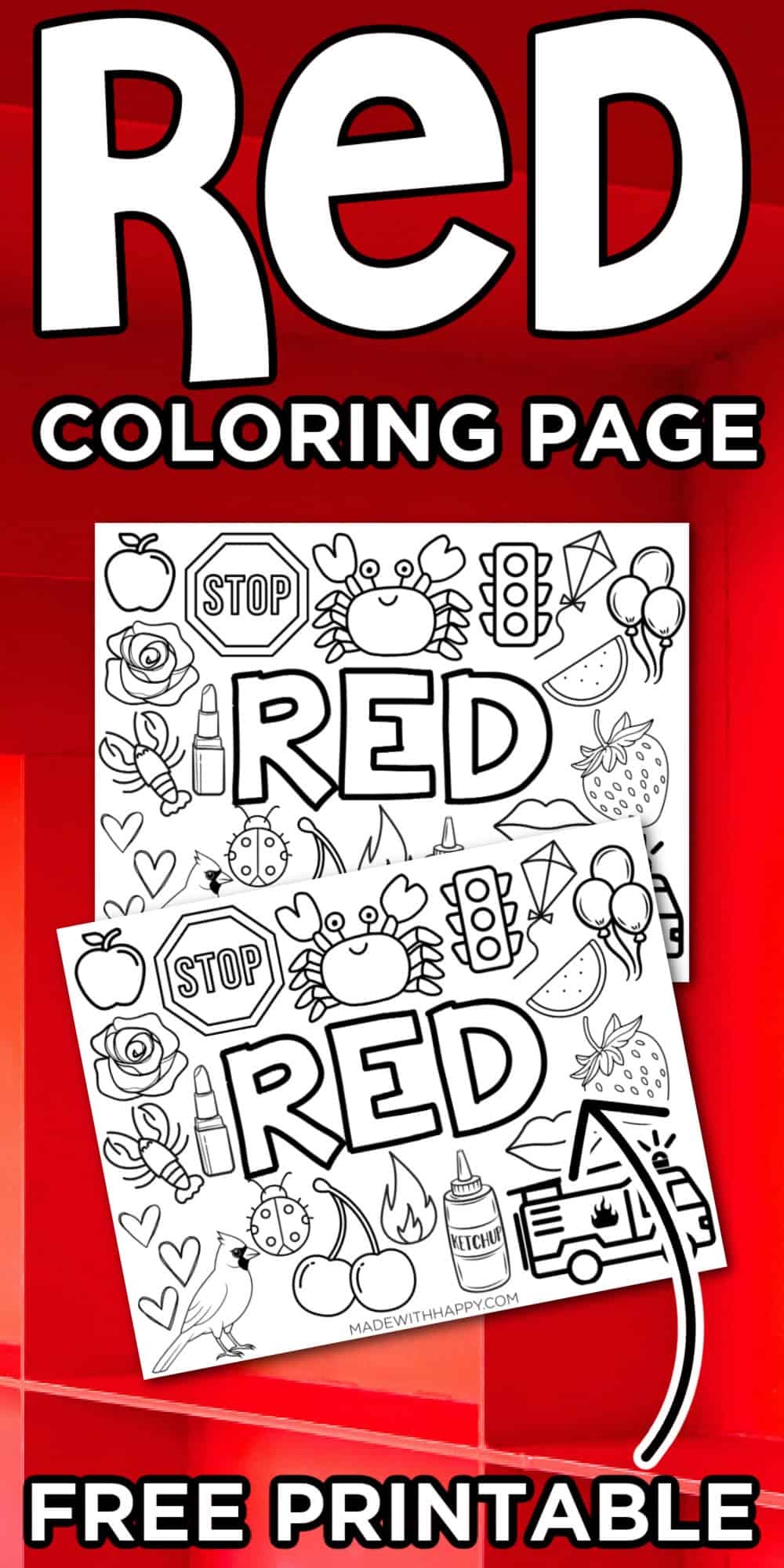 Coloring Pages In Red Coloring Pages In Red