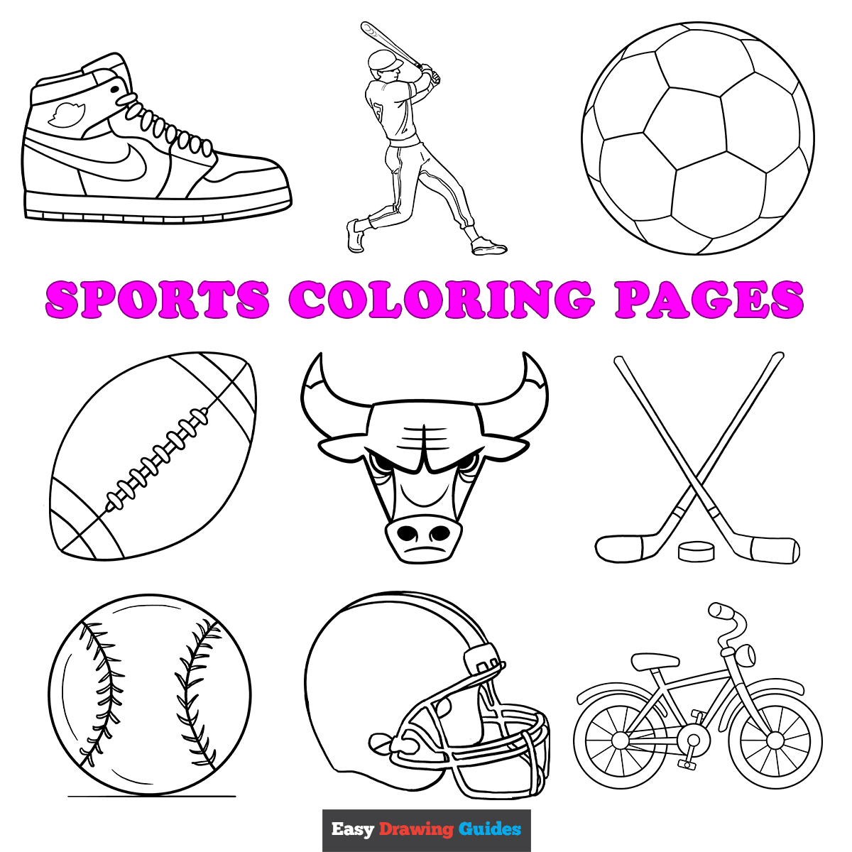 Sports Coloring Pages To Print Sports Coloring Pages To Print