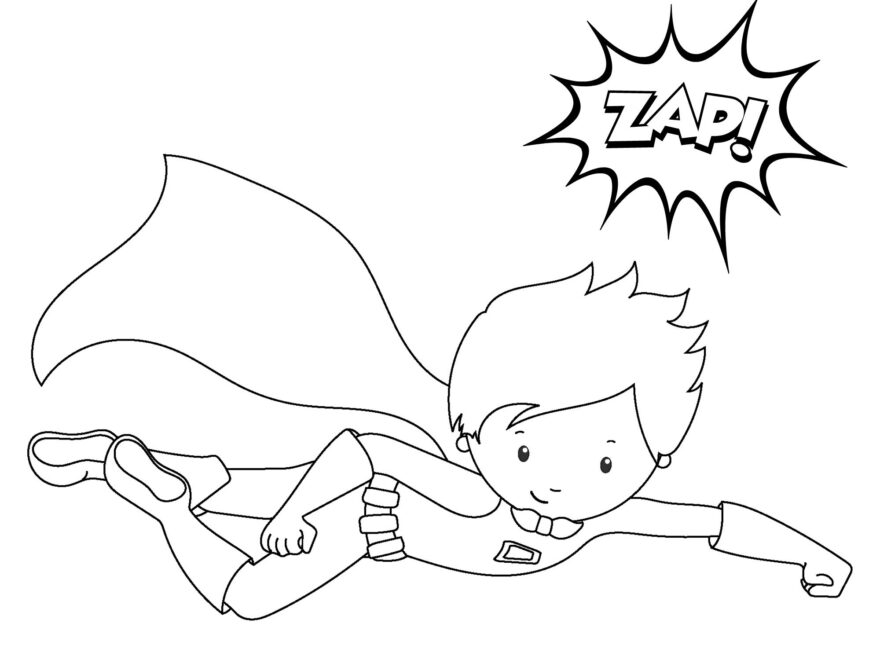 Free Printable Superhero Coloring Sheets For Kids Crazy Little Projects