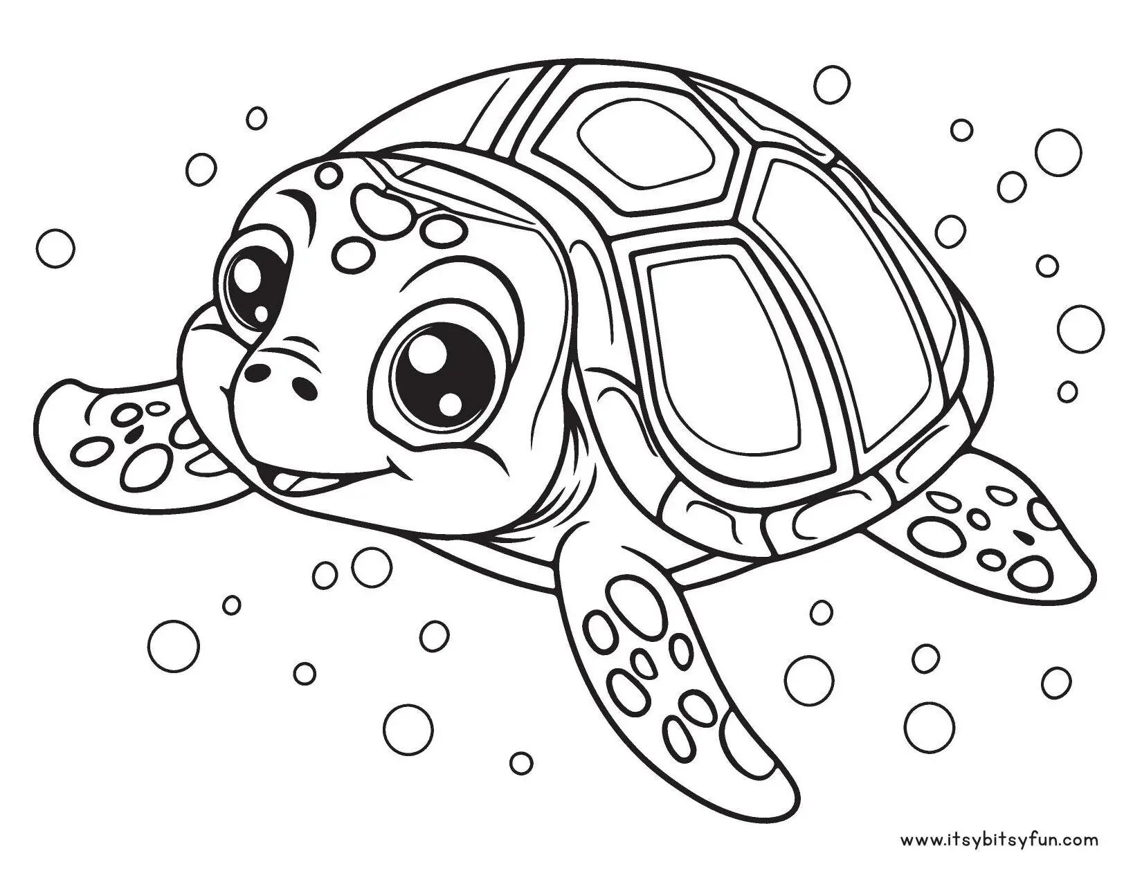 Free Printable Turtle Coloring Pages For Kids Itsy Bitsy Fun