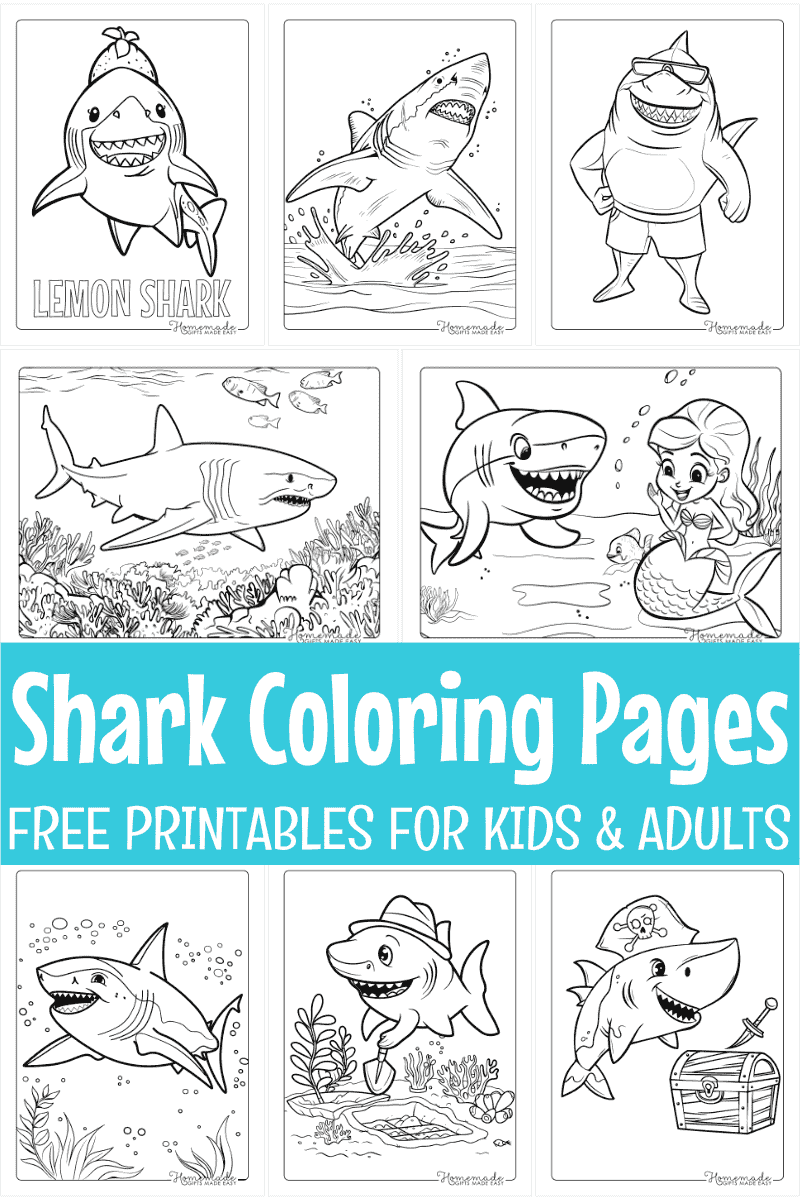 Mood Baby Shark Coloring Pages