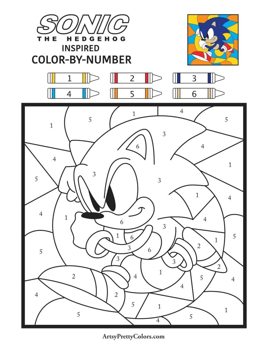 Sonic And Amy Coloring Pages