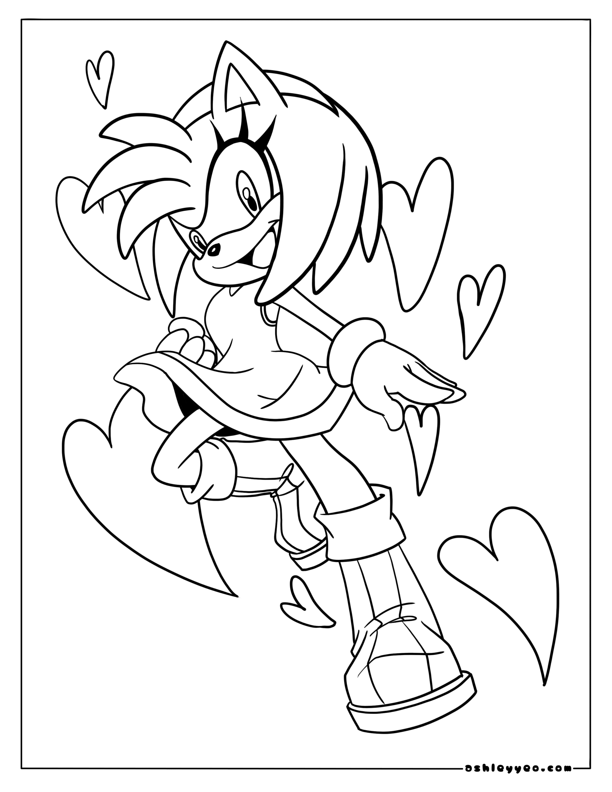 Free Sonic Coloring Pages For Kids Ashley Yeo Free Sonic Coloring Pages For Kids Ashley Yeo