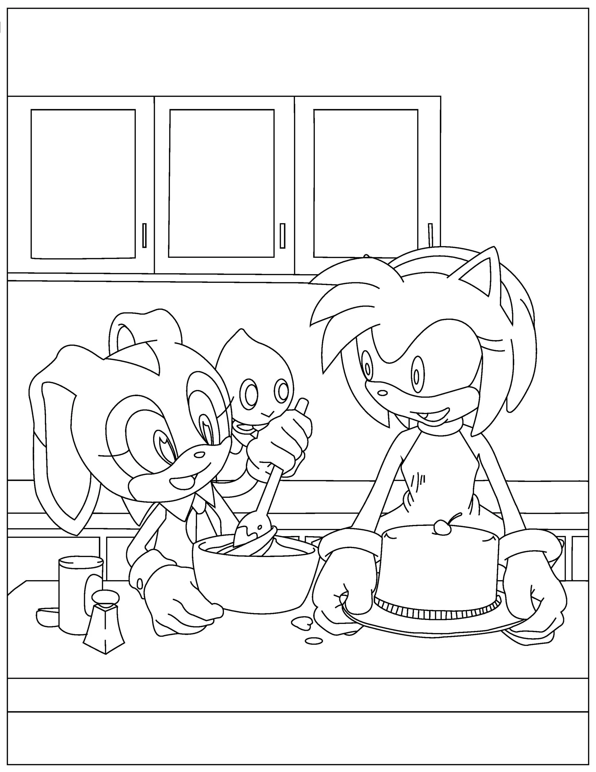 Free Sonic Coloring Pages For Kids Printable PDF Free Sonic Coloring Pages For Kids Printable PDF