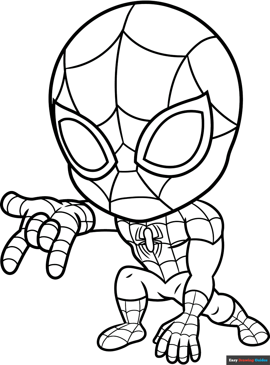Free Spider Man Characters Coloring Pages For Kids 12 Printable Sheets