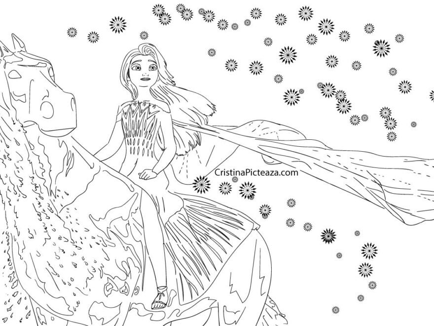Frozen 2 Coloring Pages Elsa And Anna Coloring