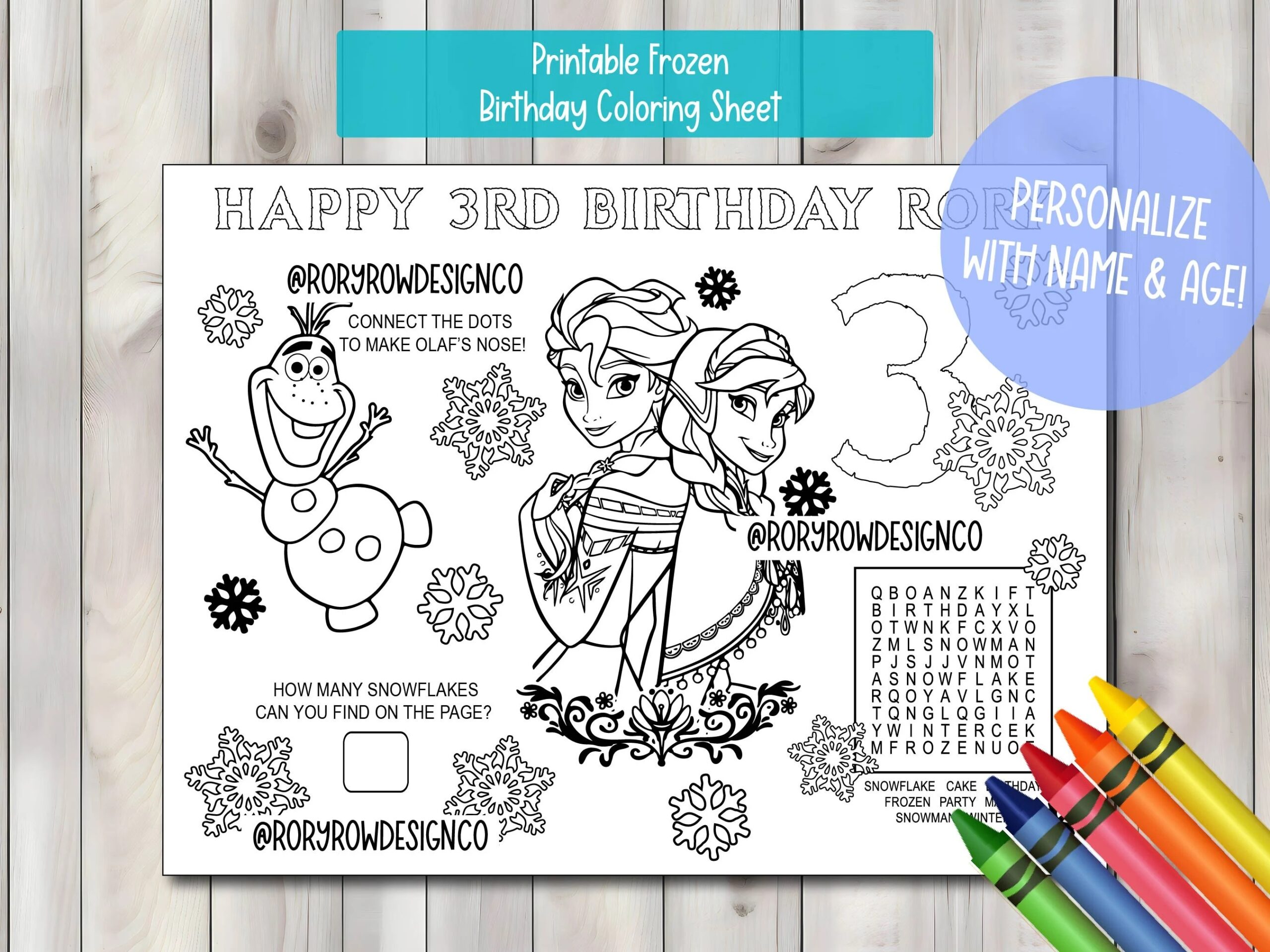Elsa Cake Coloring Pages