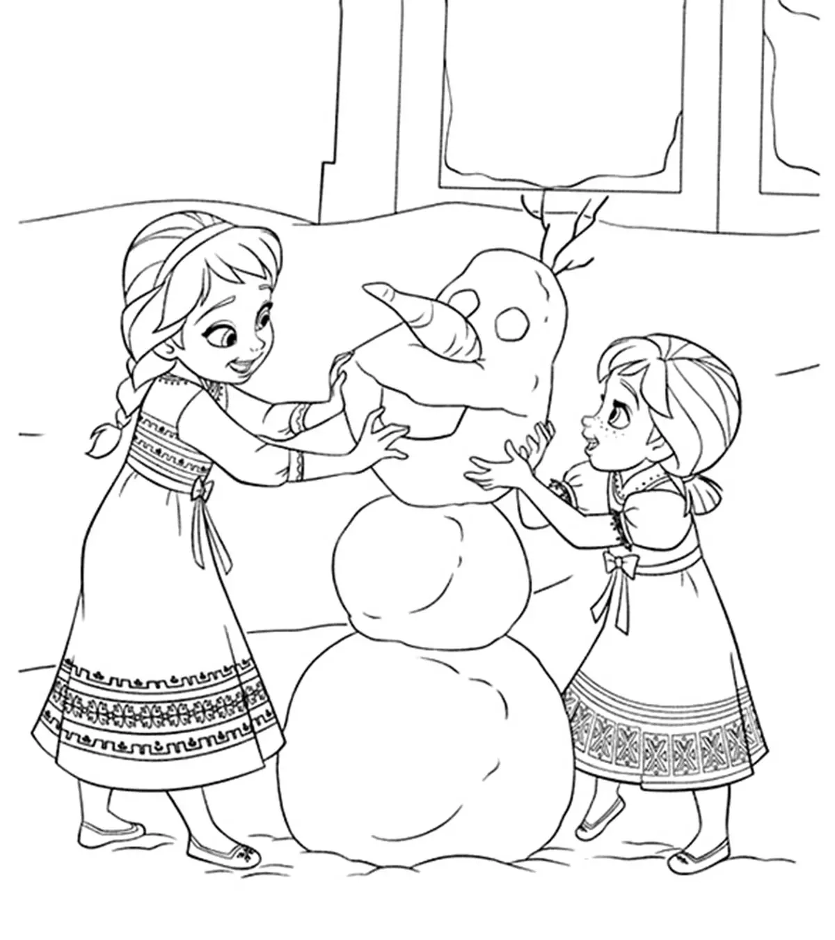 Frozen Coloring Pages 30 Fun Printables For Kids