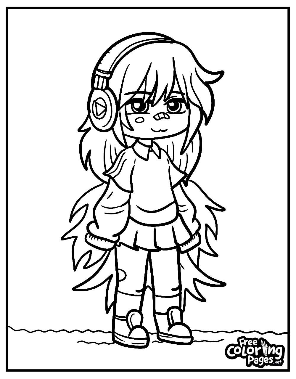 Gacha Life Coloring Pages Free Coloring Pages Gacha Life Coloring Pages Free Coloring Pages