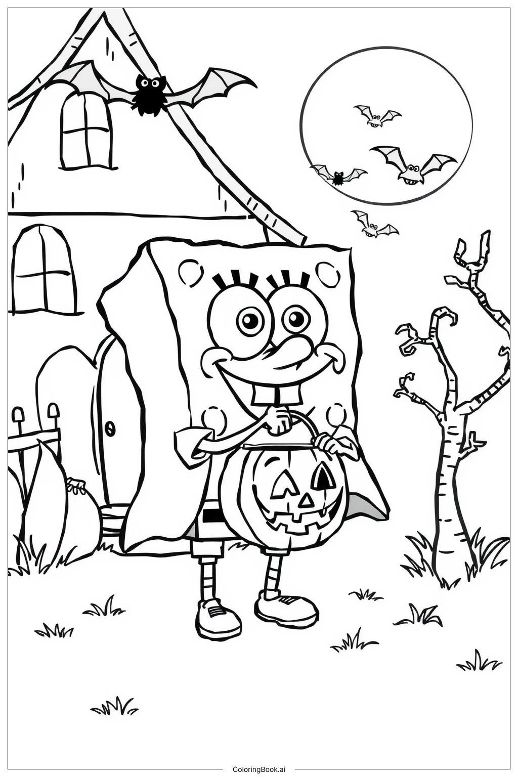 Gangster Spongebob With Friends Coloring Page Free PDF PNG Printable Gangster Spongebob With Friends Coloring Page Free PDF PNG Printable