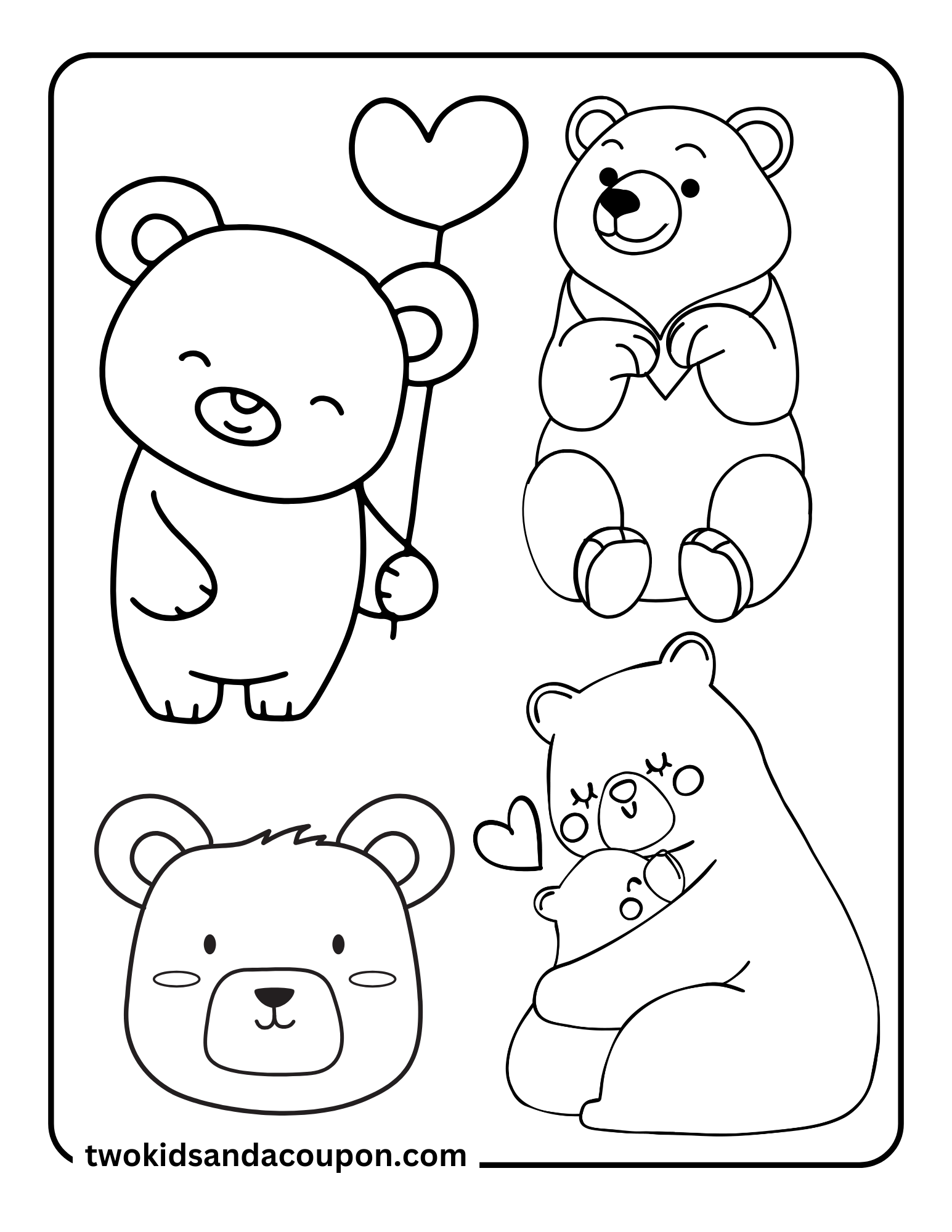 Get Your Paws On These Free Printable Bear Coloring Pages Get Your Paws On These Free Printable Bear Coloring Pages