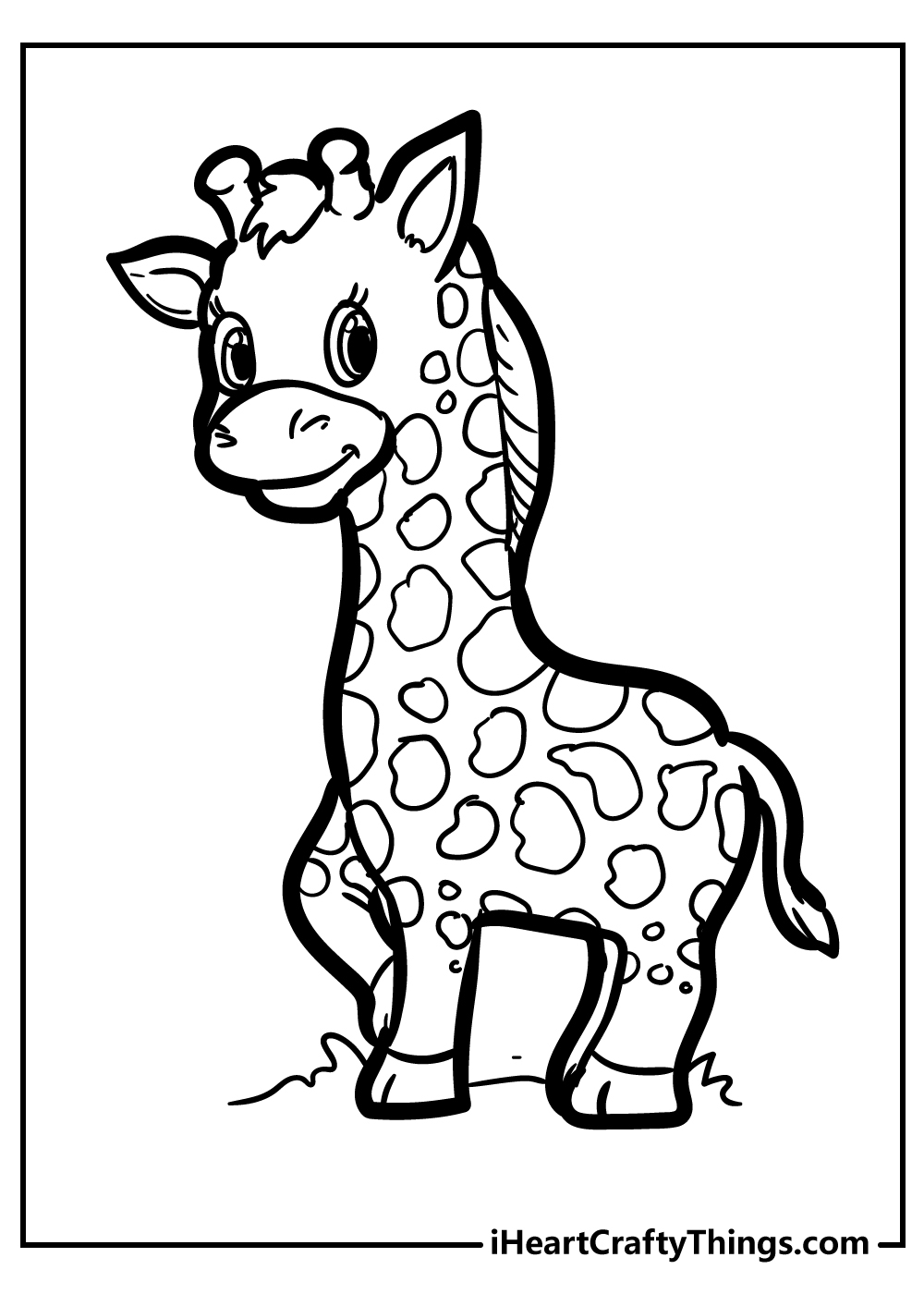 Giraffe Coloring Pages 40 Free PDF Printables For Children 