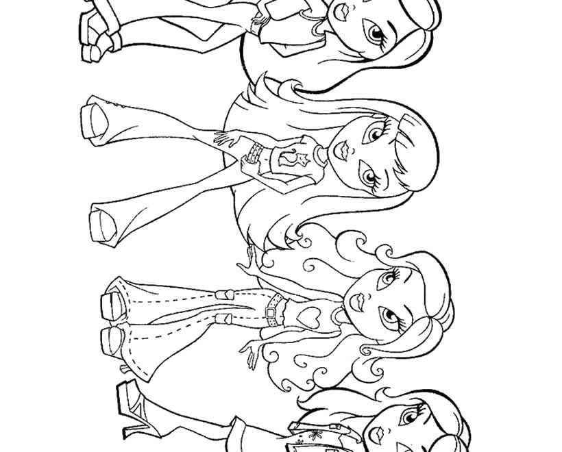 Girls Coloring Pages Z31